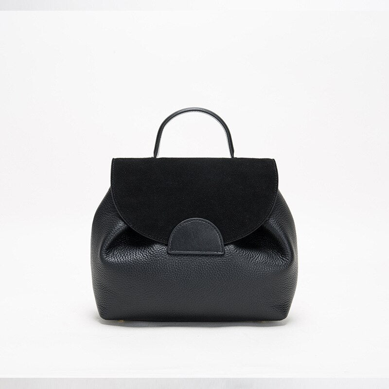 Luxury Genuine Leather Bag for Women Designer Brand Handbags Soft First Layer Cowhide Shoulder Crossbody Bags Lady Tote Purses