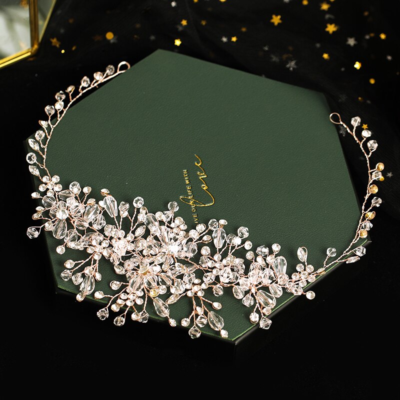 Luxurious Flower Headbands Tiaras Wedding Hair Accessories For wedding