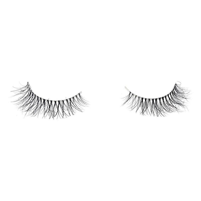 Transparent stem Mink Hair Eyelashes reusable Natural 3D Mink Messy Popular short False Eyelash Full Strip Eyelashes Extension