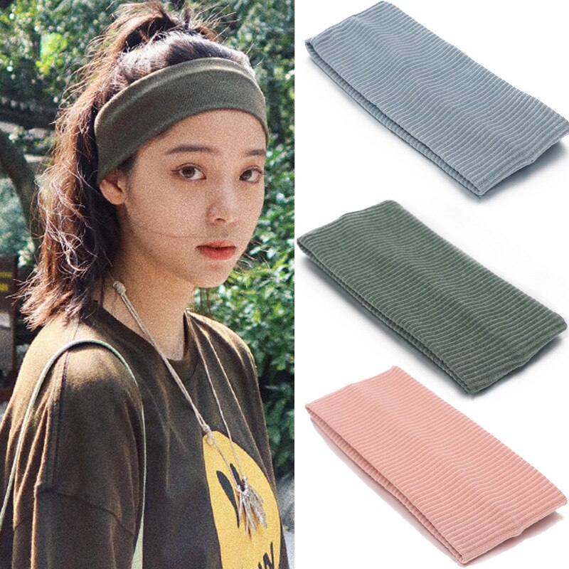 Woolen Cross Top Knot Elastic Hair Bands For Women Soft Solid Color Turban Headbands Women Girls Hair Accessories 2021