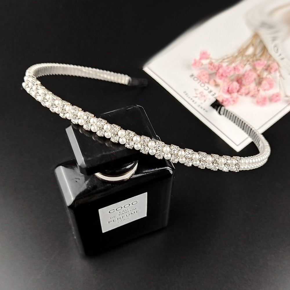 New Luxury Big Pearl Hair hoop for Women Hair Elegant headband Fashion Girls Hair Headwear