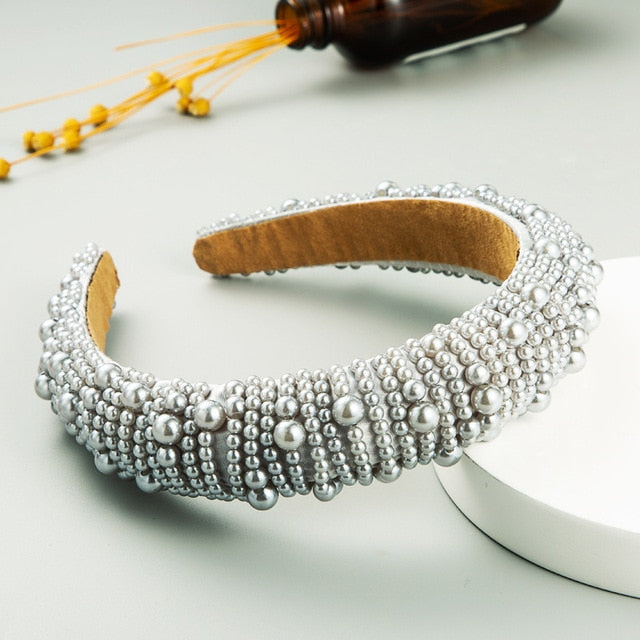 Hair Accessories Pearls Beads Headbands