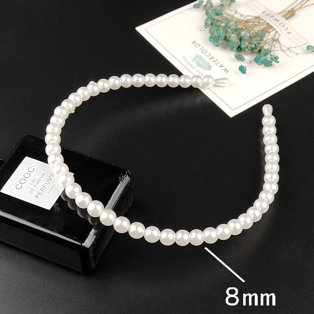 New Luxury Big Pearl Hair hoop for Women Hair Elegant headband Fashion Girls Hair Headwear