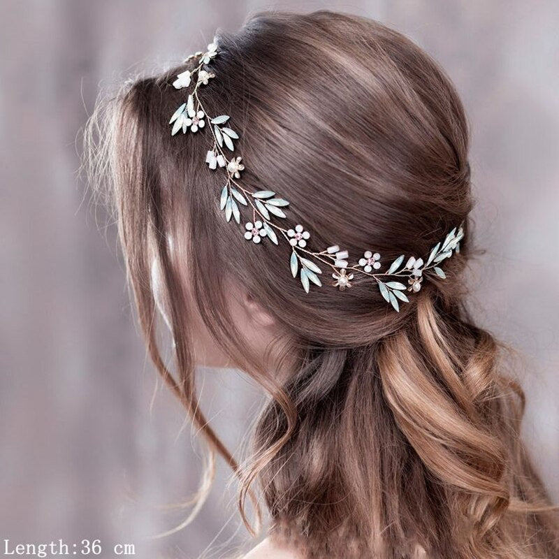 Luxurious Flower Headbands Tiaras Wedding Hair Accessories For wedding