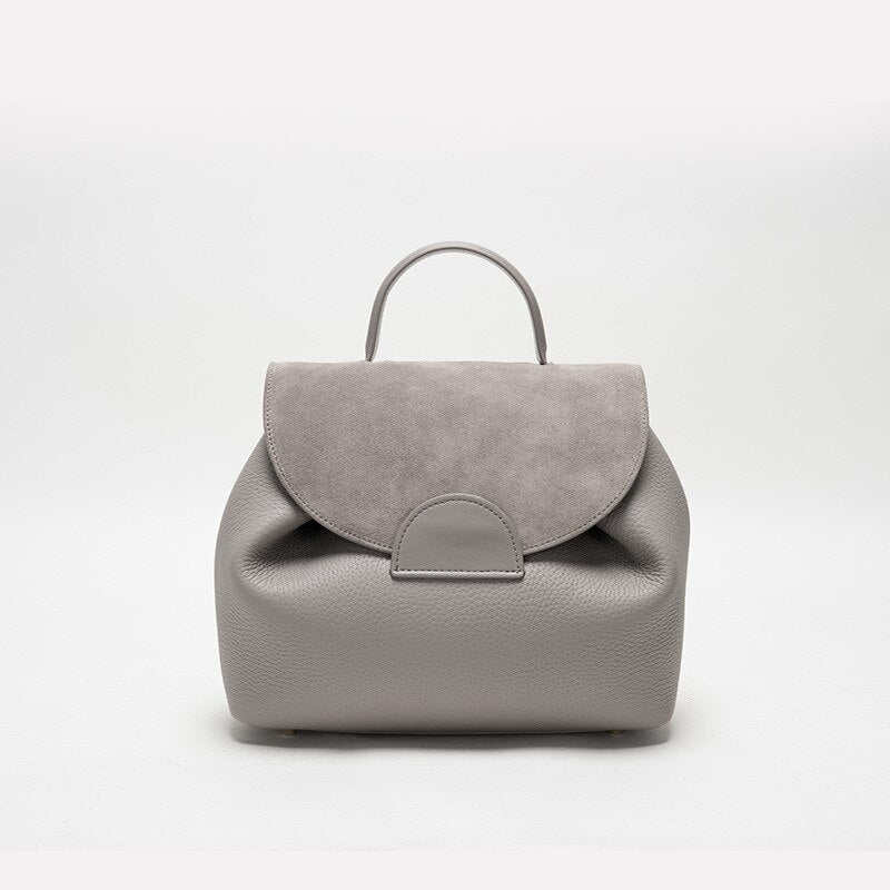 Luxury Genuine Leather Bag for Women Designer Brand Handbags Soft First Layer Cowhide Shoulder Crossbody Bags Lady Tote Purses