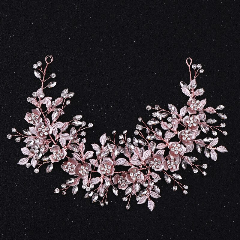Luxurious Flower Headbands Tiaras Wedding Hair Accessories For wedding