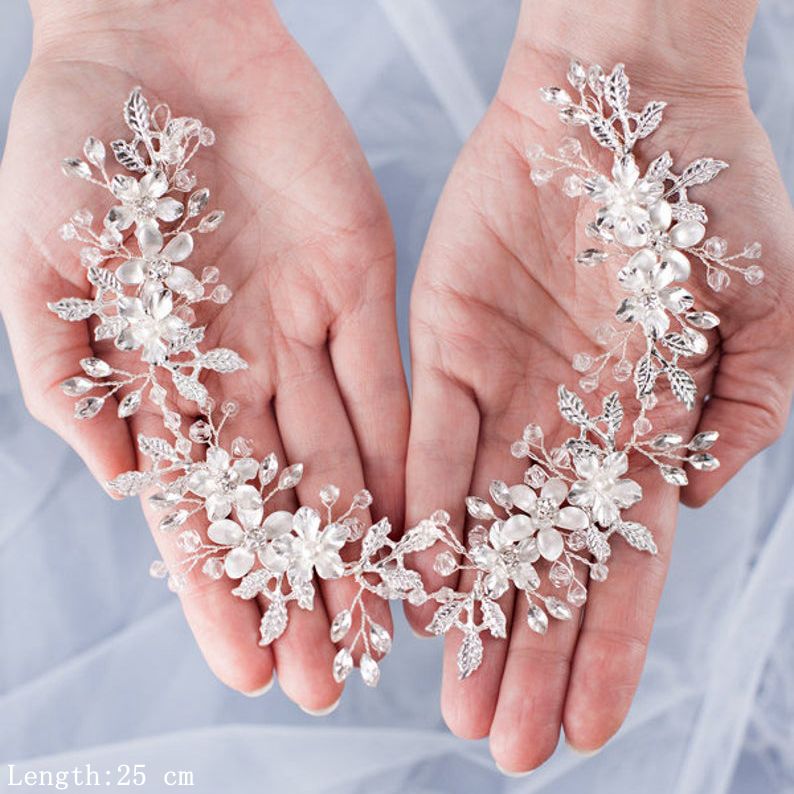 Luxurious Flower Headbands Tiaras Wedding Hair Accessories For wedding