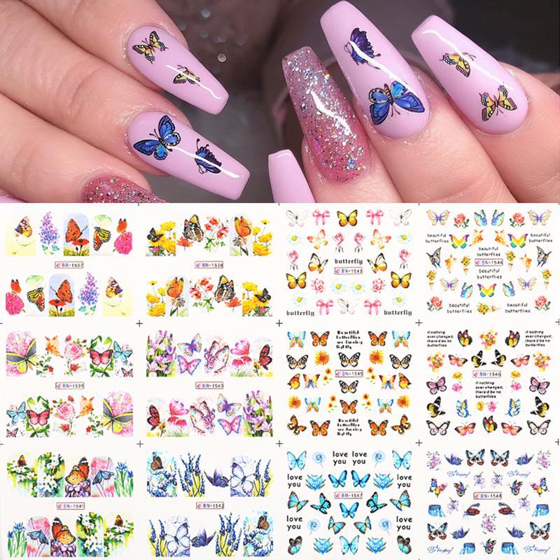 Patterns For Nail Art - Floral Aesthetic | Geometrical pattern | Figurine | Abstract art sheets pack of 12