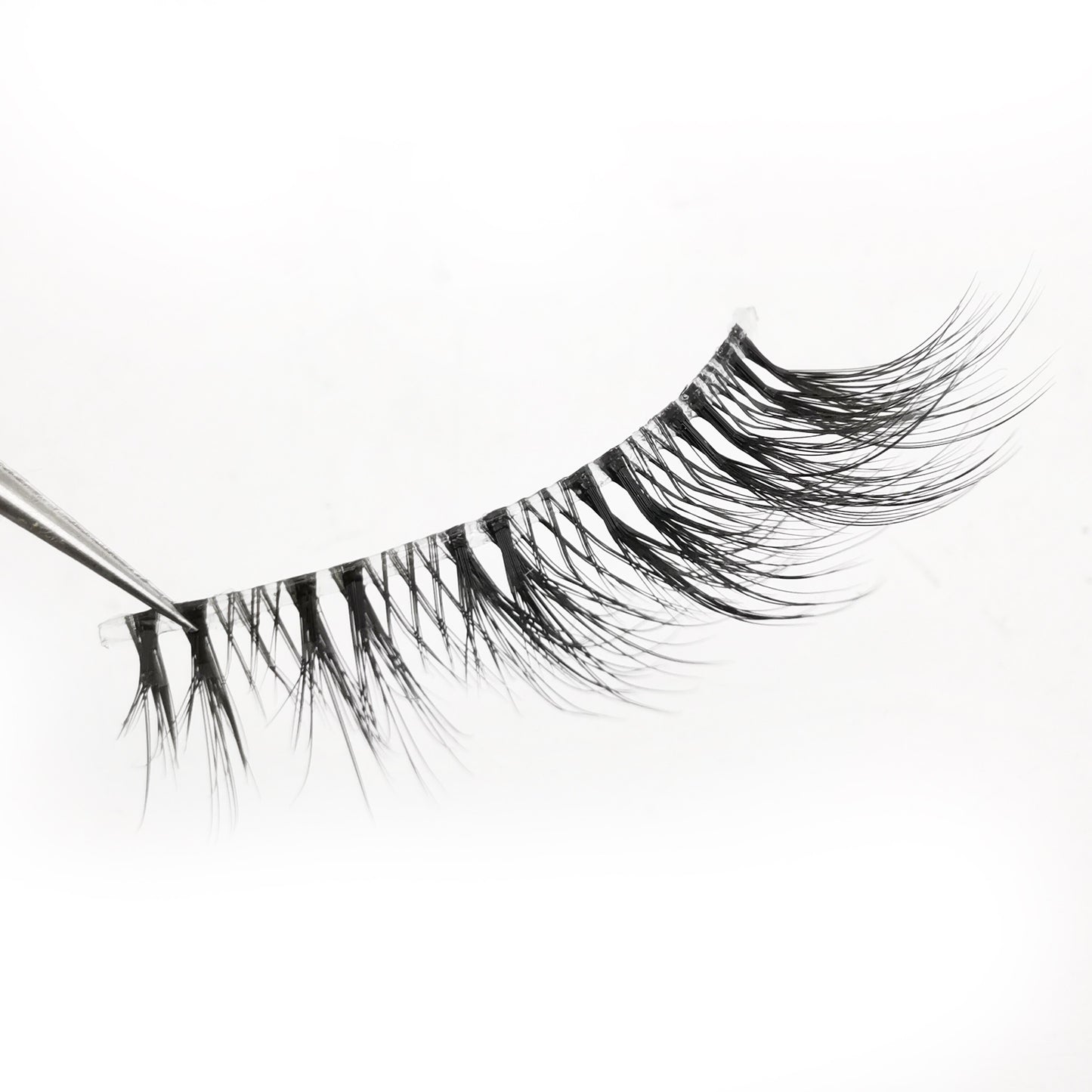 3 pairs 3D Mink Lashes Natural Long Wispy False Eyelashes +tweezers