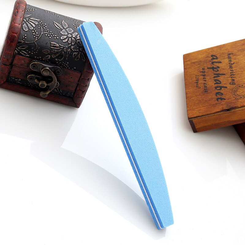 5pcs of Manicure Care Tools Nail File Buffer Sponge