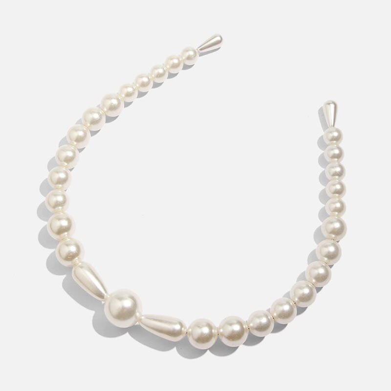 Fashion Boho Ethnic Shell Pearl Hair Clip Bands Headband Bridal Hair Accessories Head Wear Hairband Head Hoop Jewelry