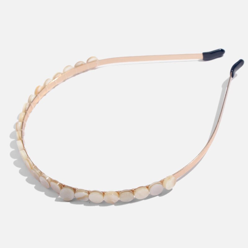 Fashion Boho Ethnic Shell Pearl Hair Clip Bands Headband Bridal Hair Accessories Head Wear Hairband Head Hoop Jewelry