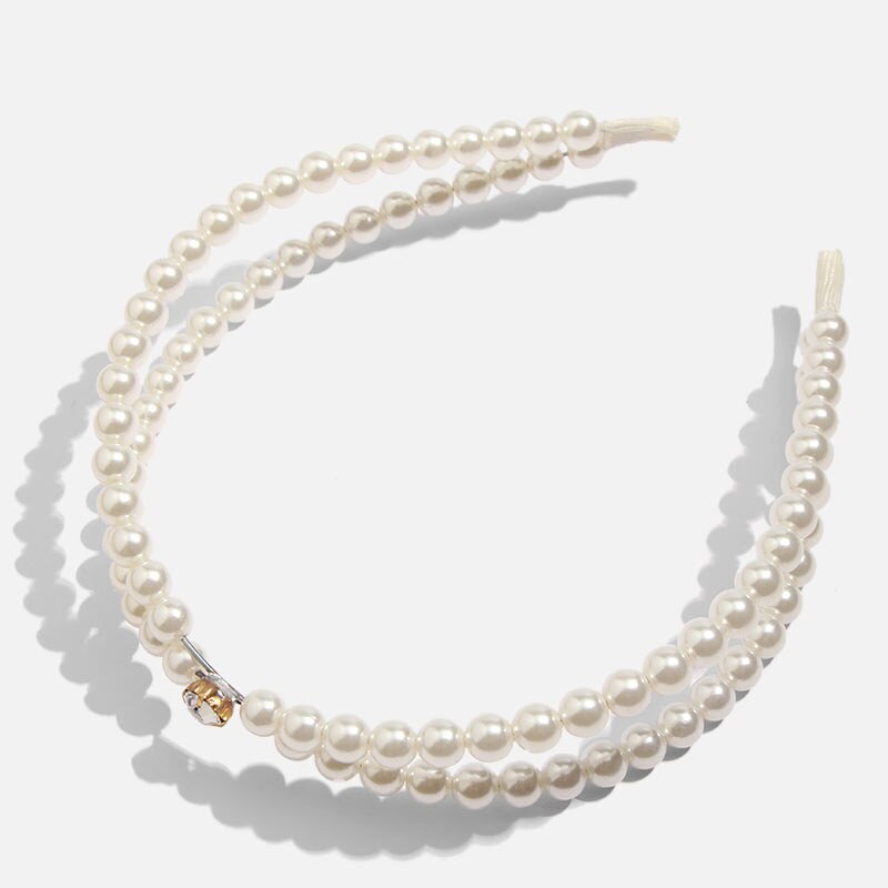 Fashion Boho Ethnic Shell Pearl Hair Clip Bands Headband Bridal Hair Accessories Head Wear Hairband Head Hoop Jewelry
