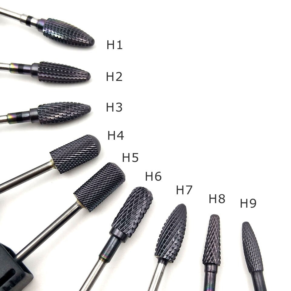 Black Coated manicure nail tools for easy manicure
