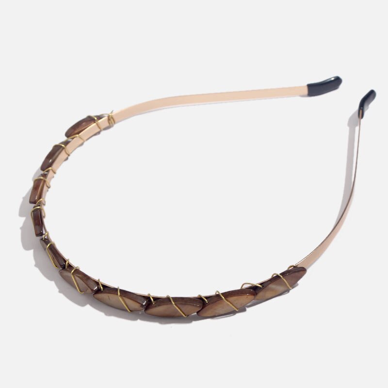 Fashion Boho Ethnic Shell Pearl Hair Clip Bands Headband Bridal Hair Accessories Head Wear Hairband Head Hoop Jewelry