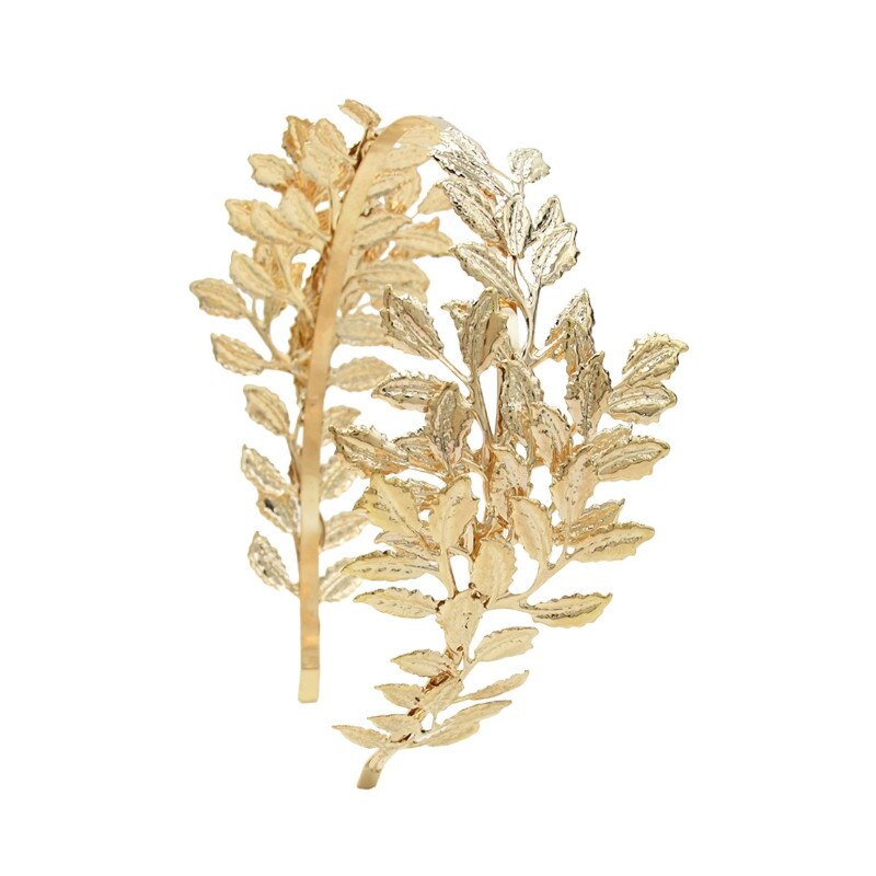 Greek Crown Goddess Headdress Olive Crown Bridal Gold Foil Branch Women's Headdress Roman Wedding Women's Ceremony