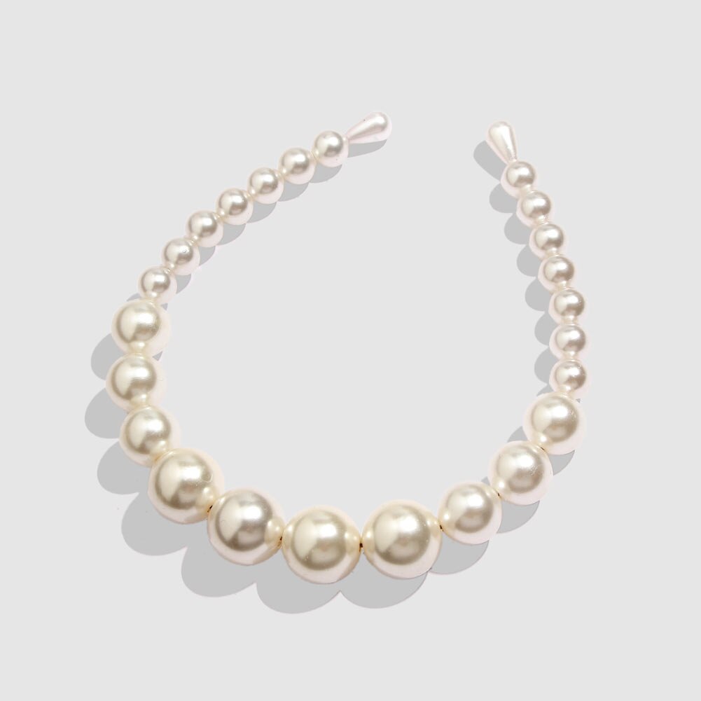 Fashion Boho Ethnic Shell Pearl Hair Clip Bands Headband Bridal Hair Accessories Head Wear Hairband Head Hoop Jewelry