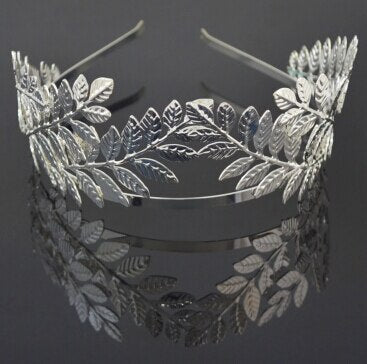 Greek Crown Goddess Headdress Olive Crown Bridal Gold Foil Branch Women's Headdress Roman Wedding Women's Ceremony