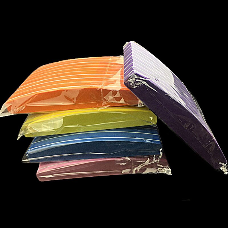 5pcs of Manicure Care Tools Nail File Buffer Sponge