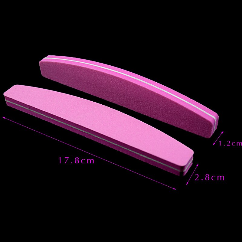 5pcs of Manicure Care Tools Nail File Buffer Sponge