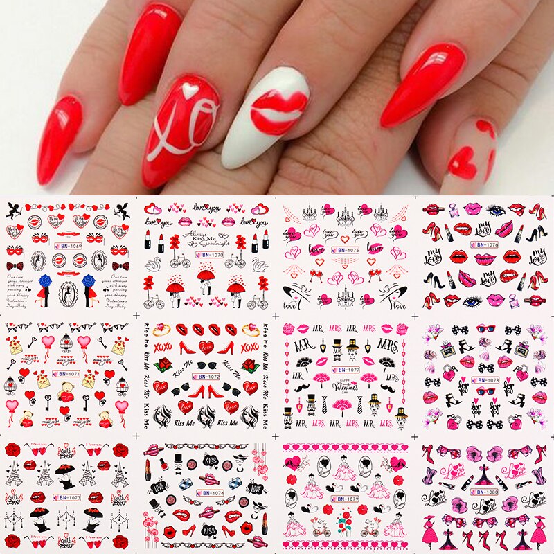 Patterns For Nail Art - Floral Aesthetic | Geometrical pattern | Figurine | Abstract art sheets pack of 12