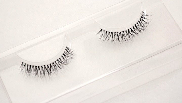 Transparent stem Mink Hair Eyelashes reusable Natural 3D Mink Messy Popular short False Eyelash Full Strip Eyelashes Extension