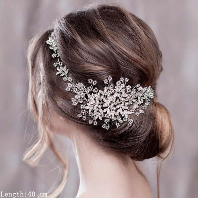 Luxurious Flower Headbands Tiaras Wedding Hair Accessories For wedding