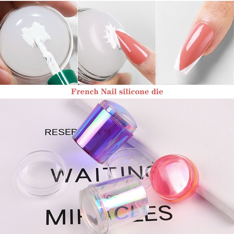 Aurora Silicone Nail Stamper Accessories for Art Decoration nail art