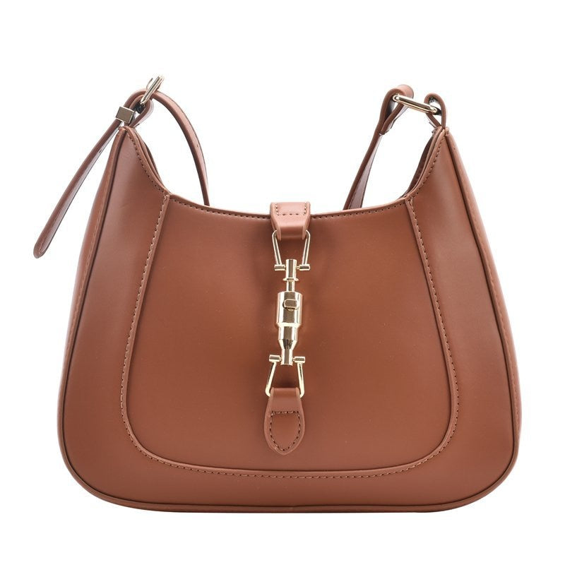 Top Quality Luxury Brand Purses and Handbags Designer Leather Shoulder Crossbody Bags for Women Dual Straps Underarm Sac A Main