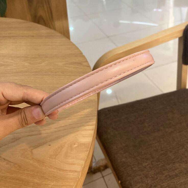 Women Headband PU Leather Retro Hairbands For Women Thin Girls Hair Band Female Hair Accessories Handmade Head Hoop