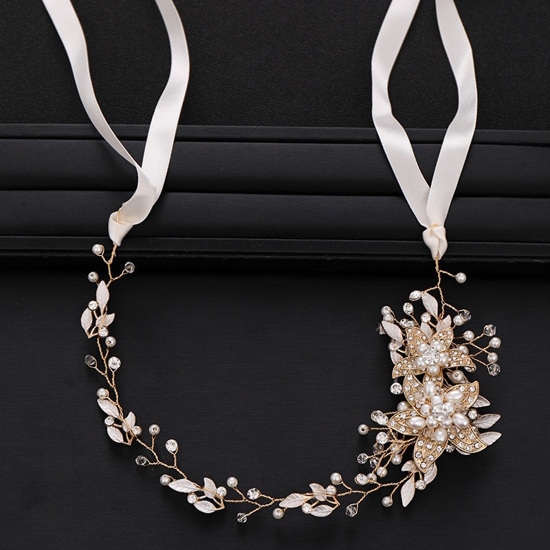 Luxurious Flower Headbands Tiaras Wedding Hair Accessories For wedding