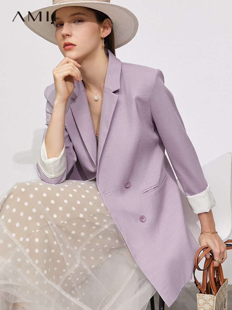 Women Blazer Jacket High Waist Pants Sold Separately Female Coat Lady Pants