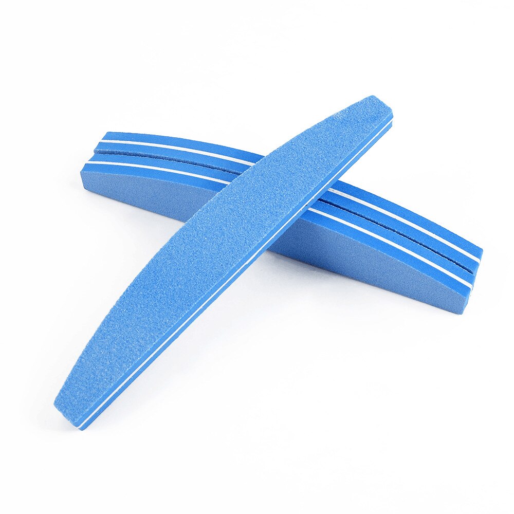 5pcs of Manicure Care Tools Nail File Buffer Sponge