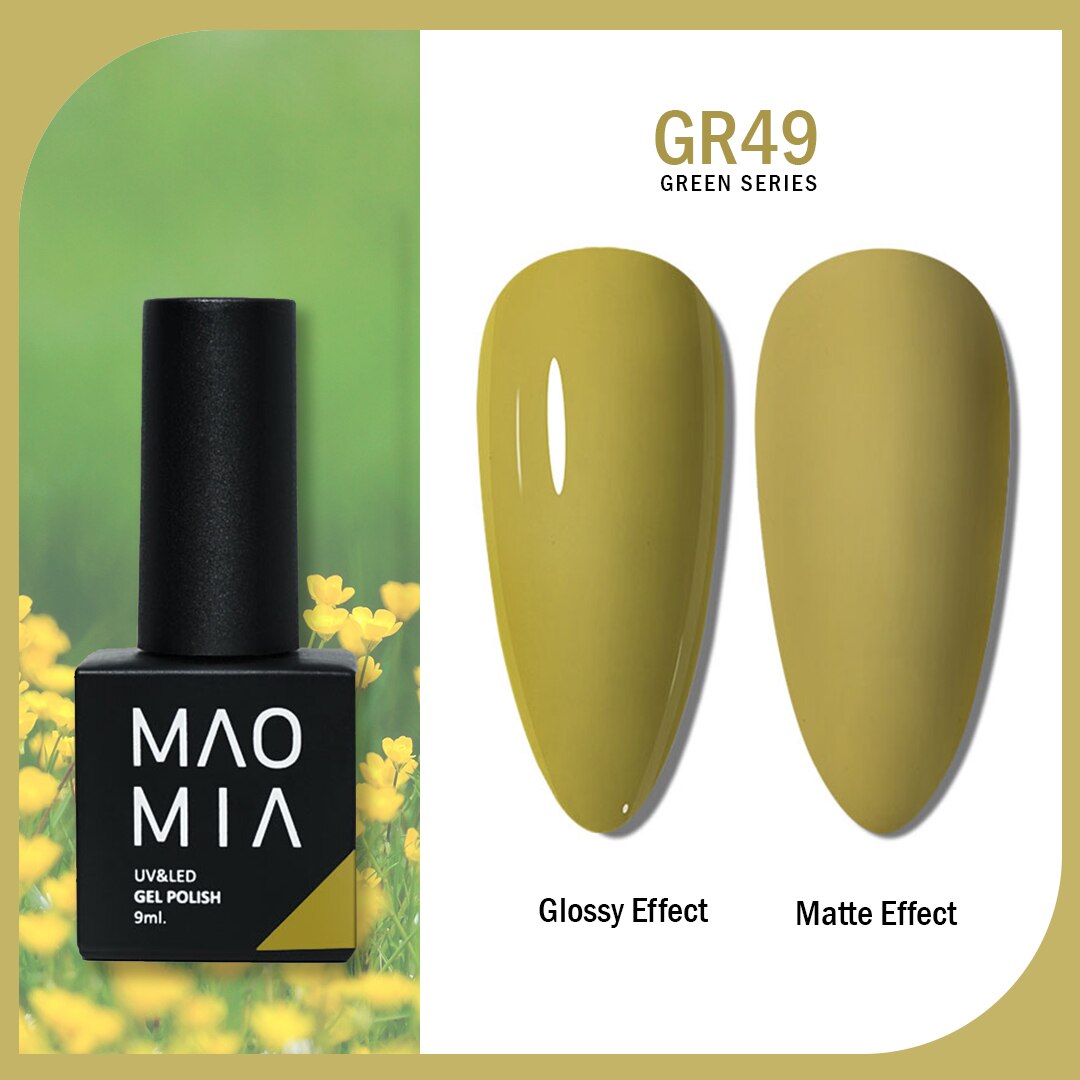 Gel Nail Polish Green Color Series Nail Polish Paint Manicure Gel Semi Permanent Painting Art Nails Accesories