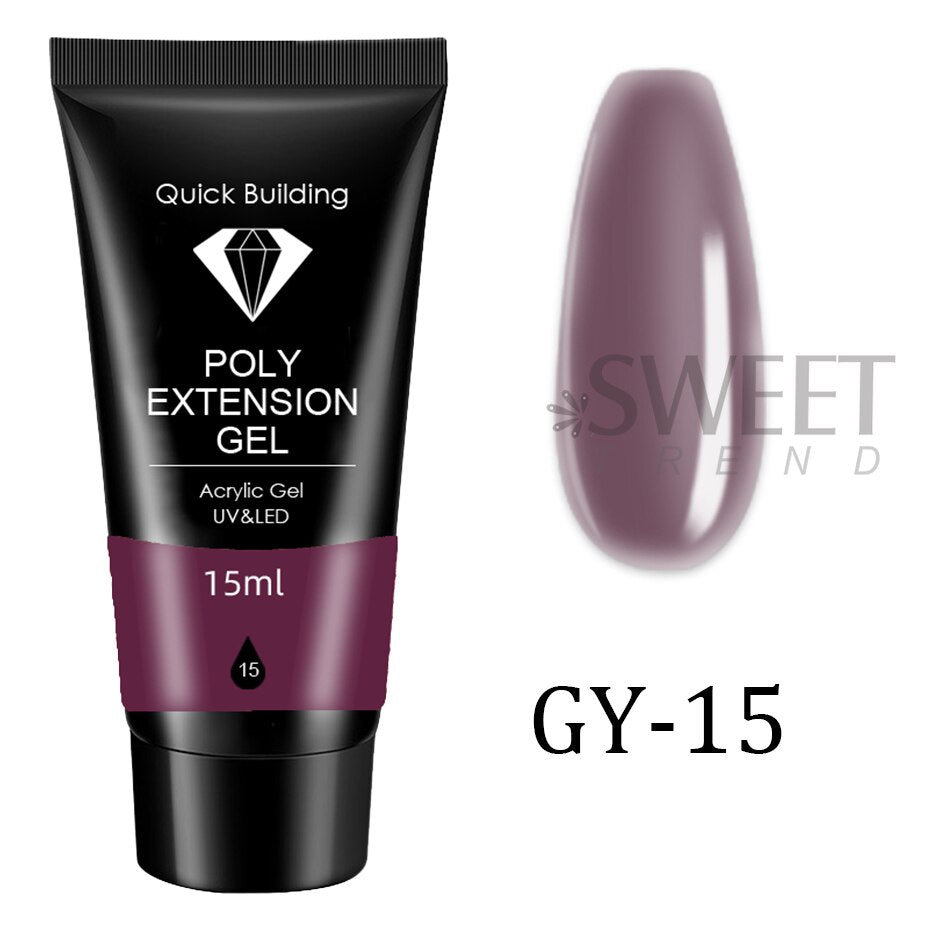 15ml Luminous Glow Nails Acrylic Extension Gel
