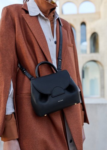 New arrivals France Polene Bag Women's French Design Light Luxury Single Shoulder Bag Female Leather CrossBody Bags