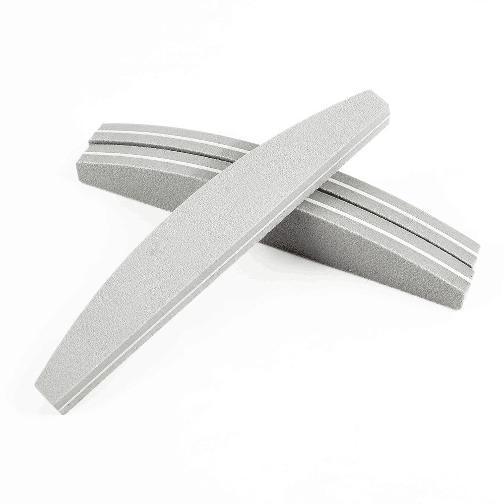 5pcs of Manicure Care Tools Nail File Buffer Sponge