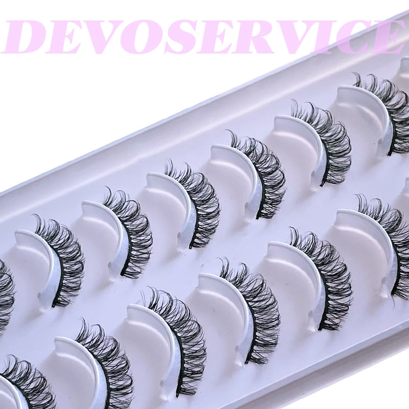 10 Pairs 3D Faux Mink Lashes Russian
