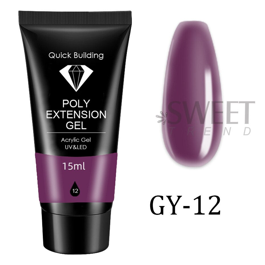 15ml Luminous Glow Nails Acrylic Extension Gel