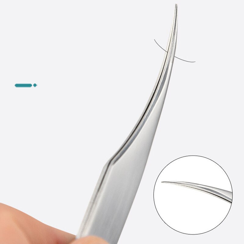 Lash Tweezers Eyelash Extension Tweezers Makeup Free Shipping , Nail Products Manicure Accessories Removal False Eyelash Clip