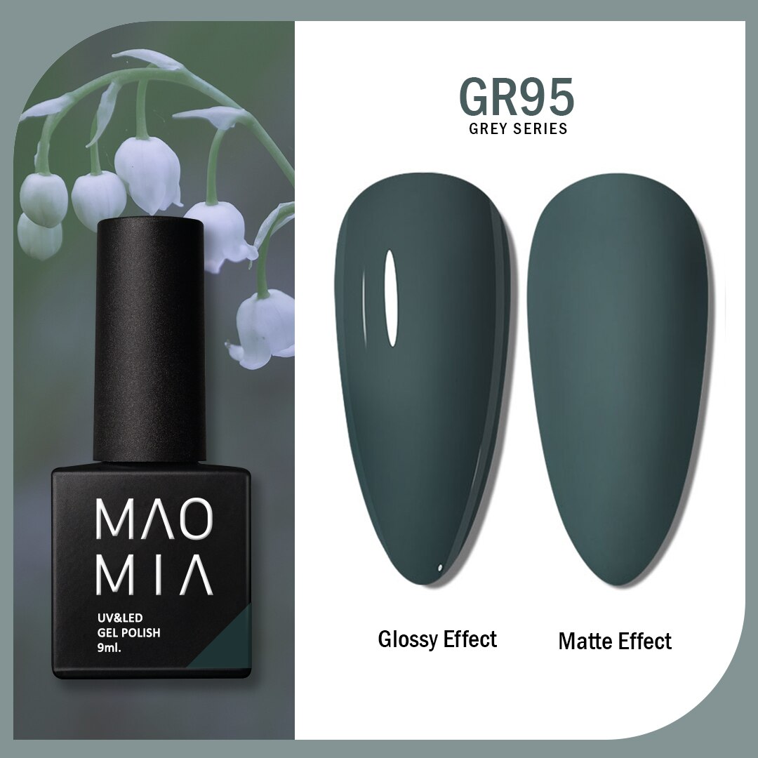 Gel Varnish For Nails Polish 10ml Soak Off UV LED Nails Semi Permanent DIY Nail Art Gels Nails Accessories Gray Color Series.