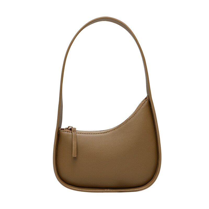 women bag Genuine Leather Bucket Solid Casual Zipper shoulder bag handbag simple style high-capacity vintage bag