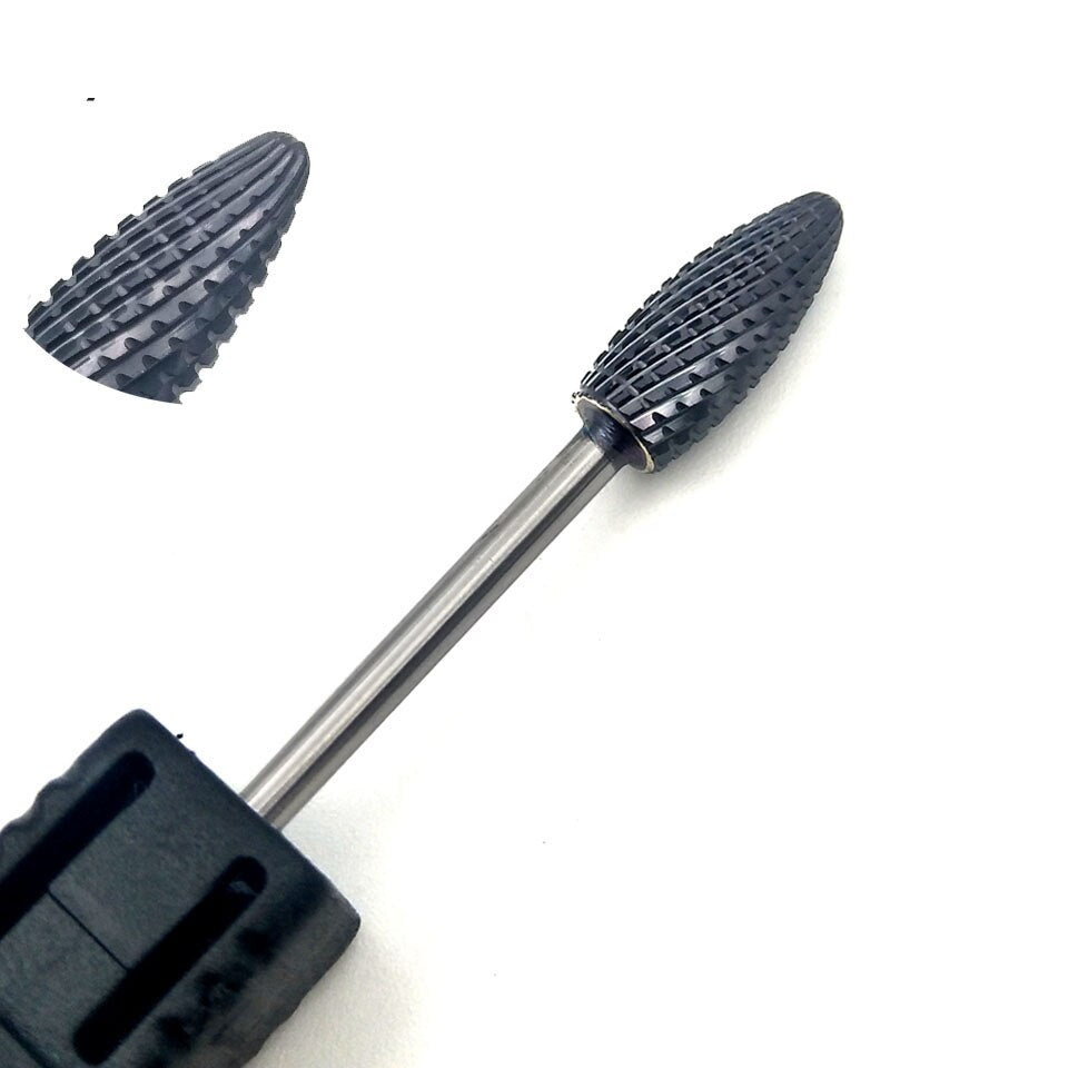 Black Coated manicure nail tools for easy manicure