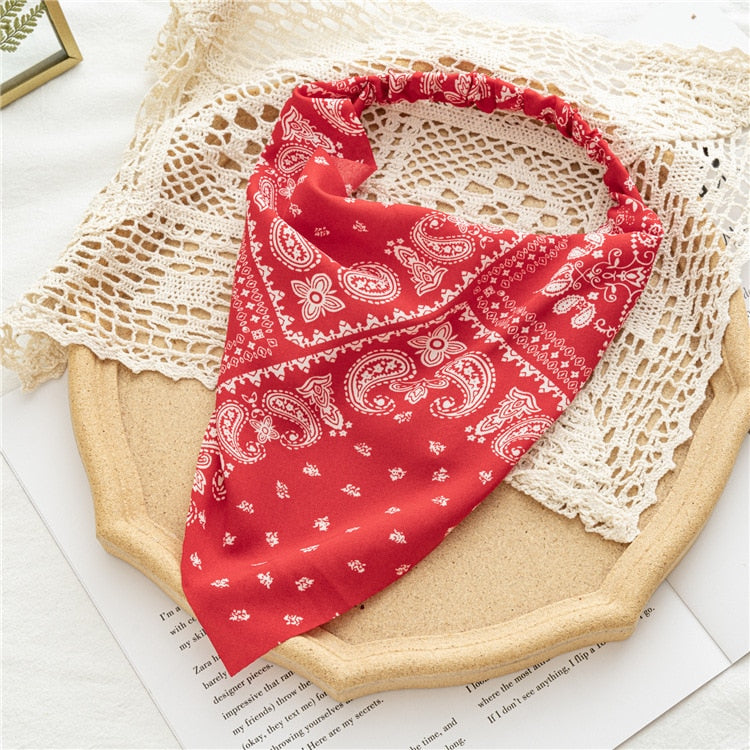 Women Girl Hair Accessories triangular hairband