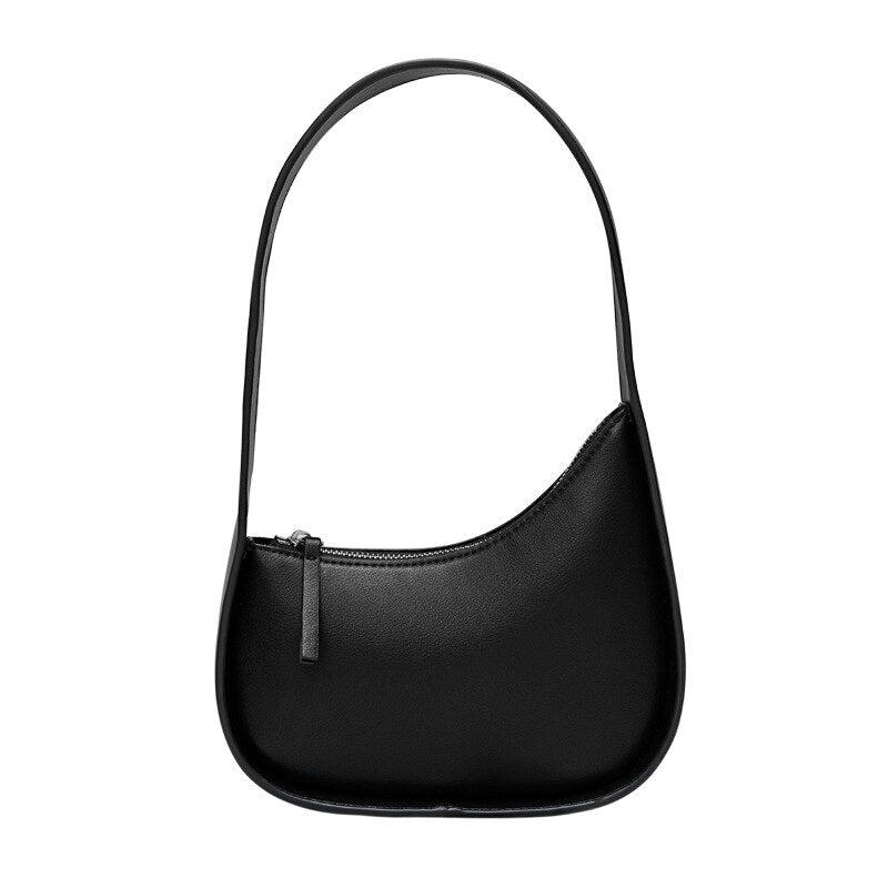 women bag Genuine Leather Bucket Solid Casual Zipper shoulder bag handbag simple style high-capacity vintage bag