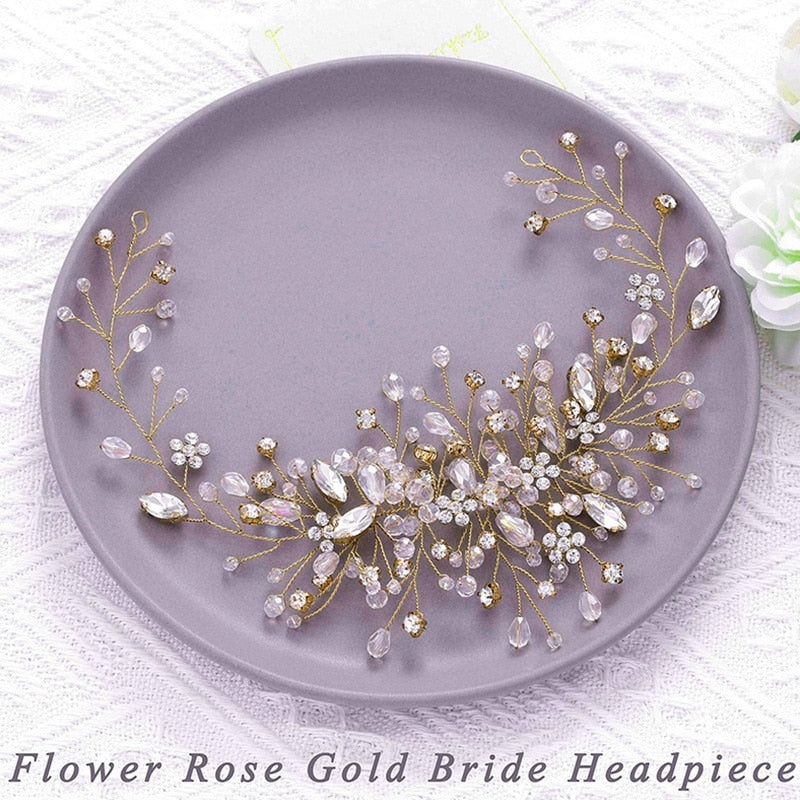 Crystal Hair Combs Headbands Accessories