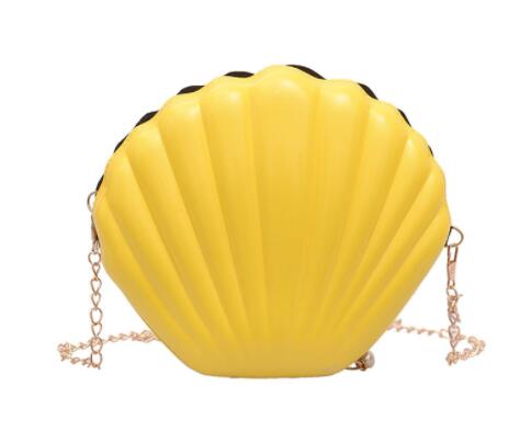 NEW Women Shoulder Handbags Shell Bag Chain Cute Sequins Small Bag Phone Money Pouch Zipper Crossbody Bags for Women Bolsa