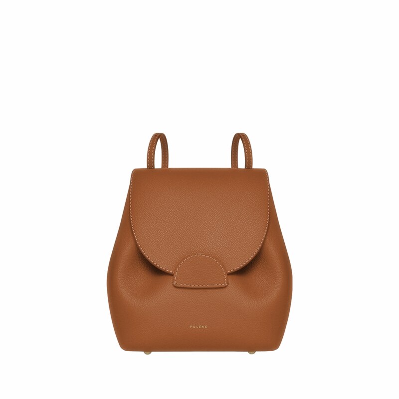 OLENEwomen's Multi-functional backpack leather advanced feeling designer backpack mini backpack
