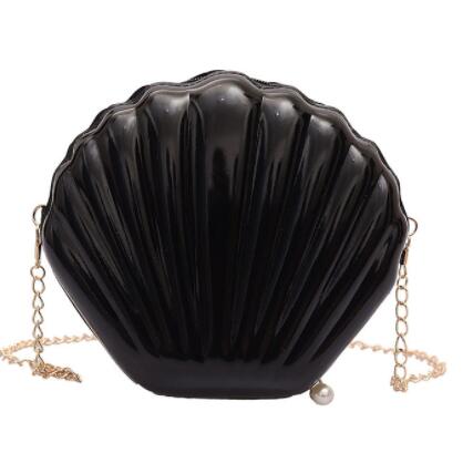 NEW Women Shoulder Handbags Shell Bag Chain Cute Sequins Small Bag Phone Money Pouch Zipper Crossbody Bags for Women Bolsa