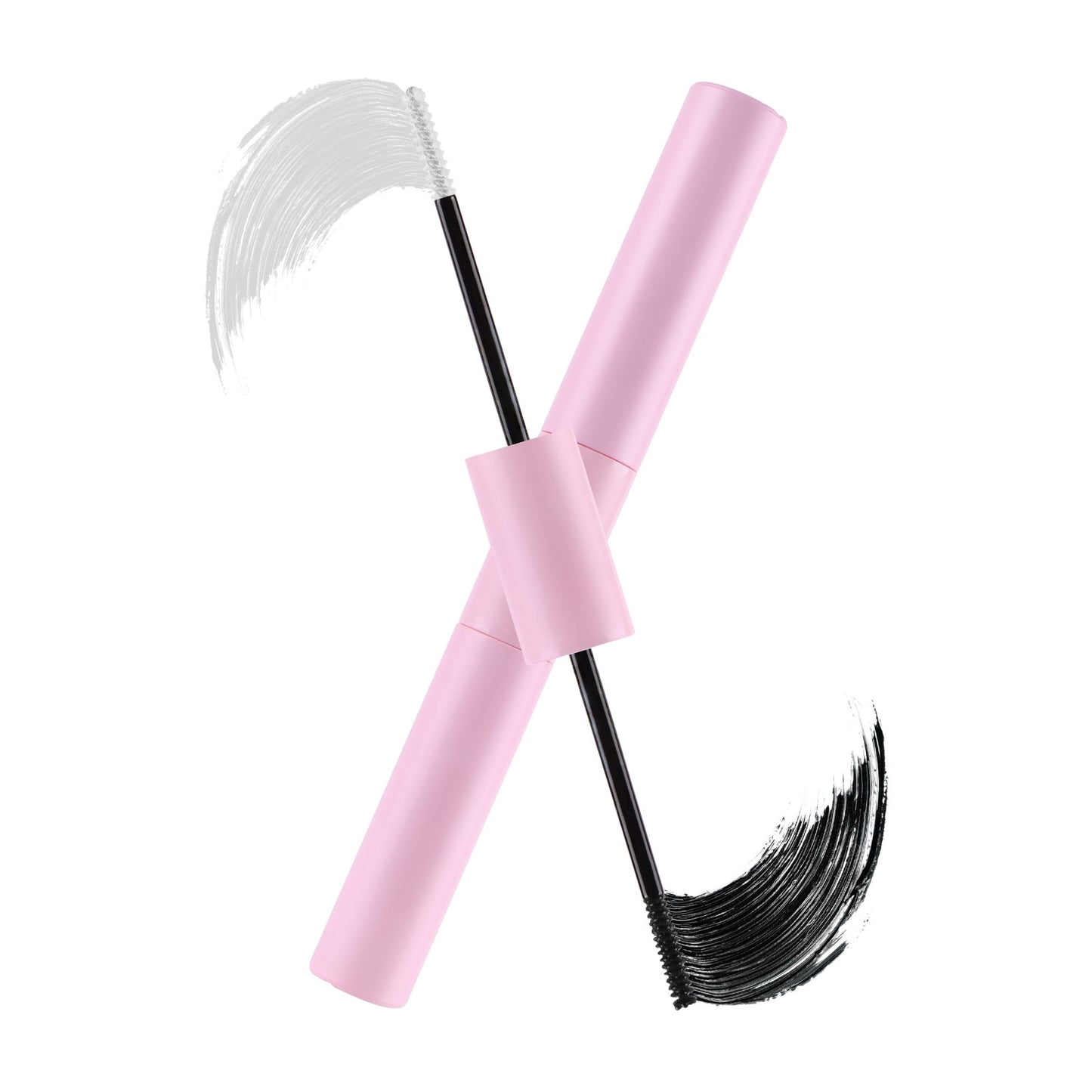 Genielash 2 in 1 Bond and Seal/Lock Dual-Ended Eyelash Glue for DIY Eyelash Extensios Long Lasting Waterproof Spiral Brush